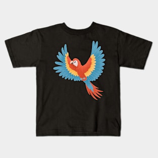 In the Jungle Parrot Kids T-Shirt